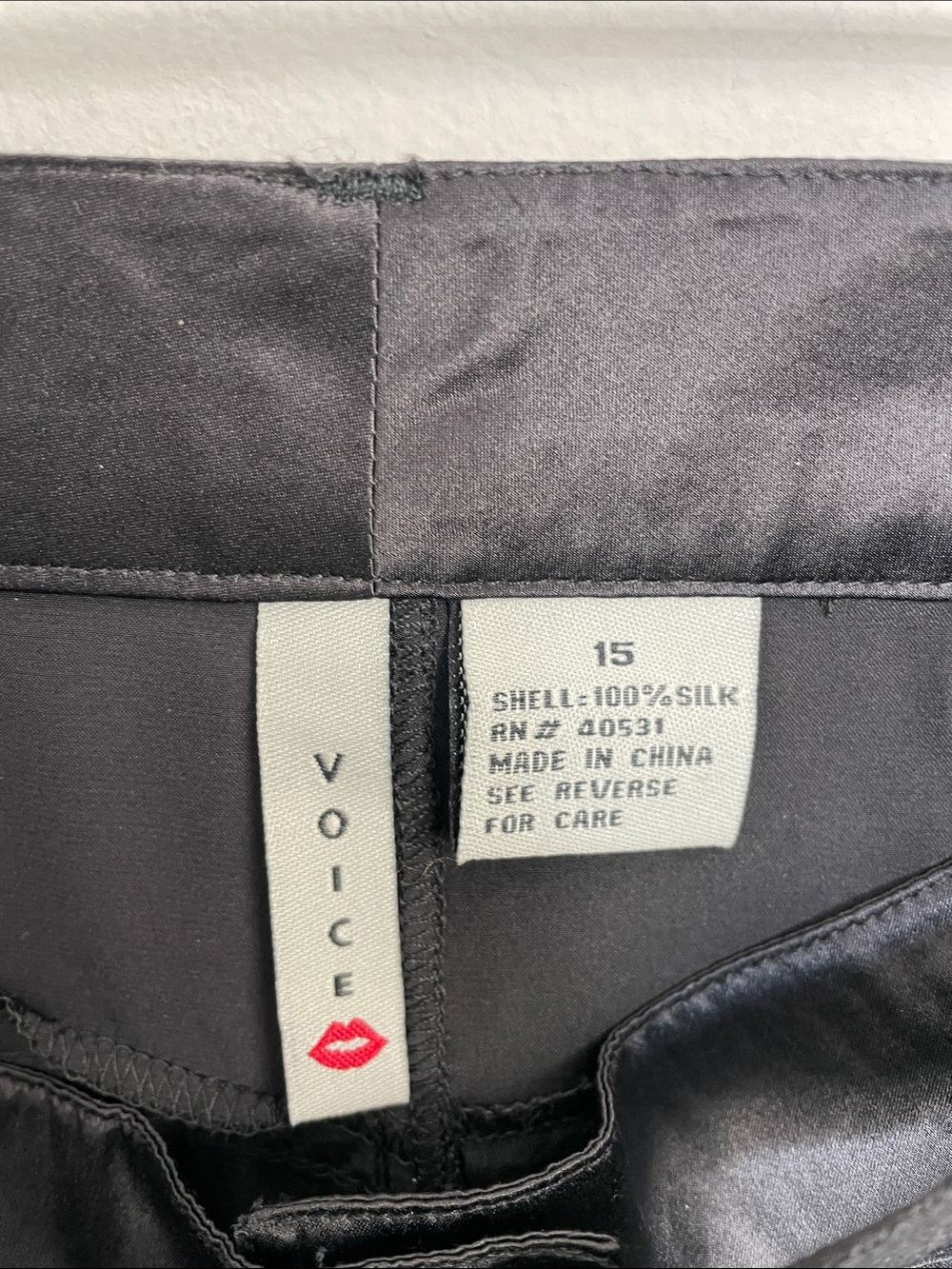 Y2K Voice Silk Cargo Utility Black Belted 4 Pocket Vintage Midi Women's 15 Skirt - Picture 7 of 7